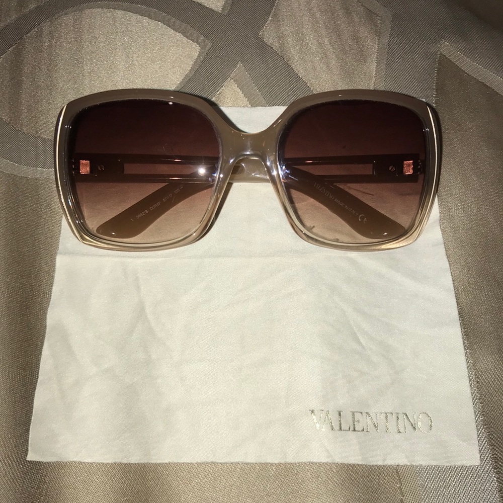 Valentino Nude Brown Gradient Sunglasses; Women’s